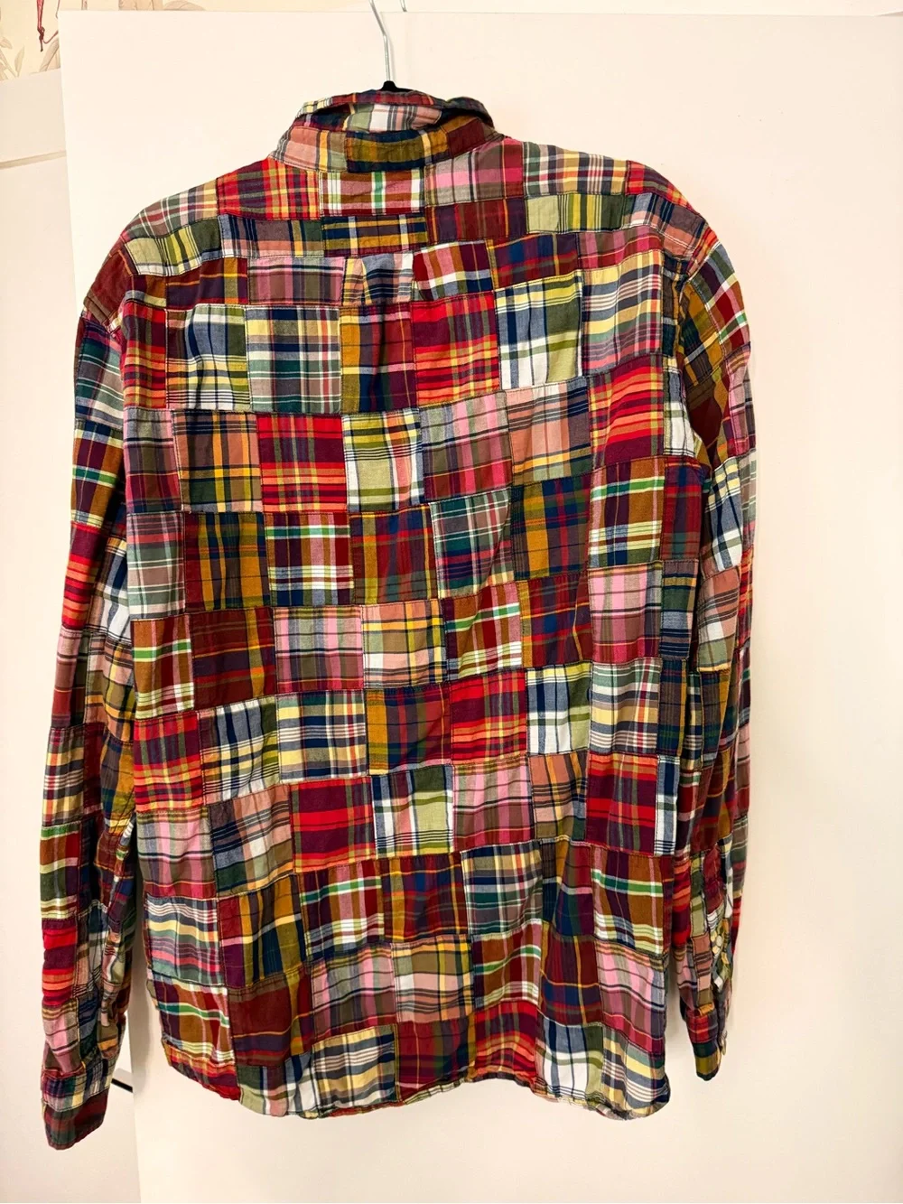 J. Crew Men’s Madras Button-Down Shirt